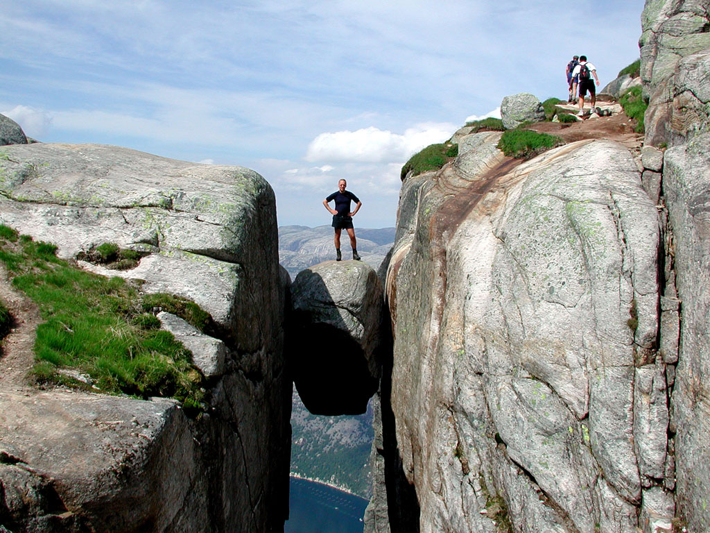 Kjeragbolten  1084 meter above sea level